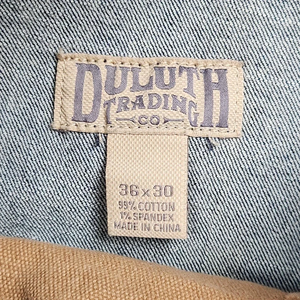 Duluth Trading Co Jeans Mens 36x30 Blue Flex Ballroom Stretch‎ Denim Workwear